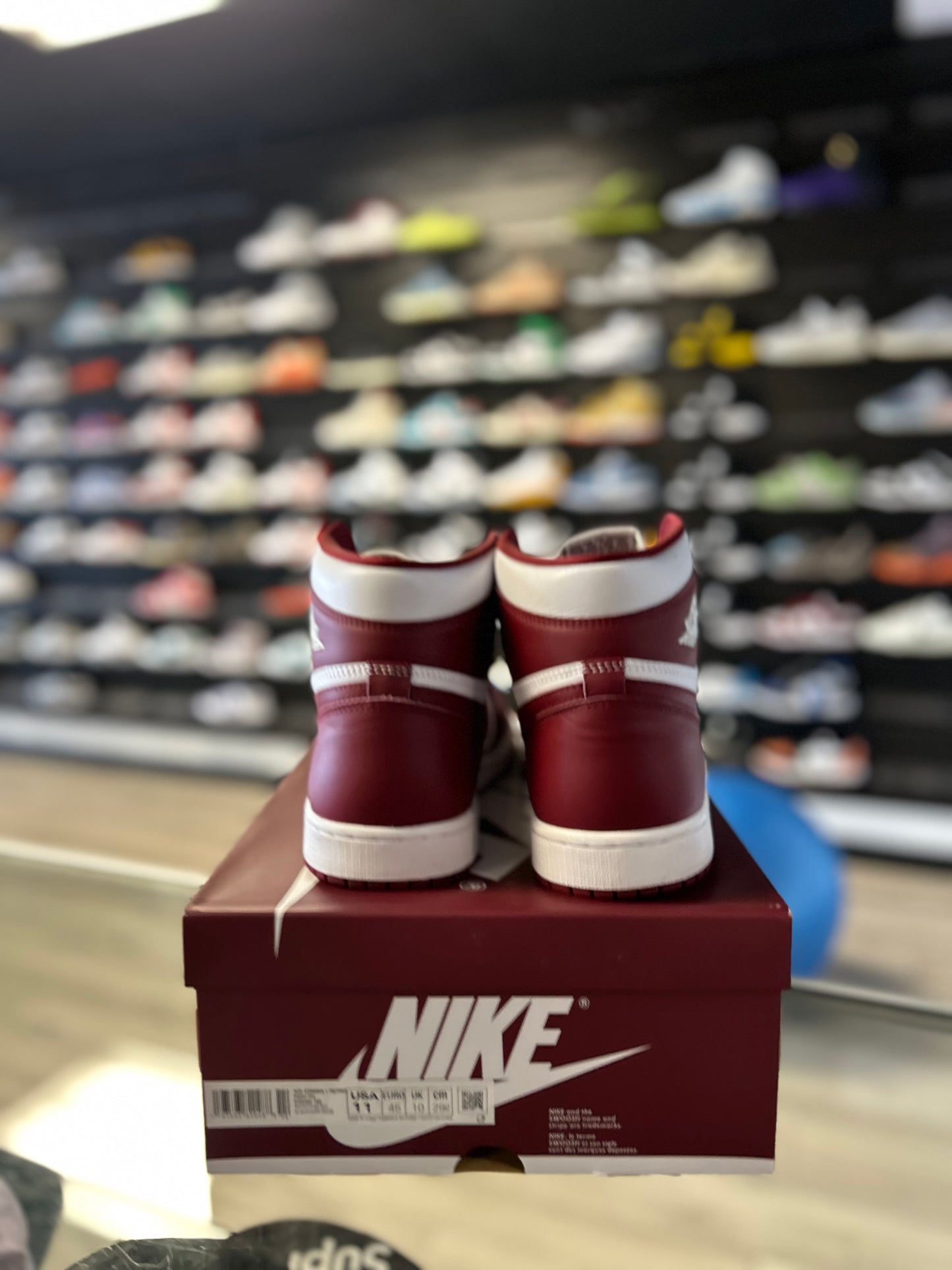 JORDAN 1 HIGH 'ARTISANAL TEAM RED' (USED)