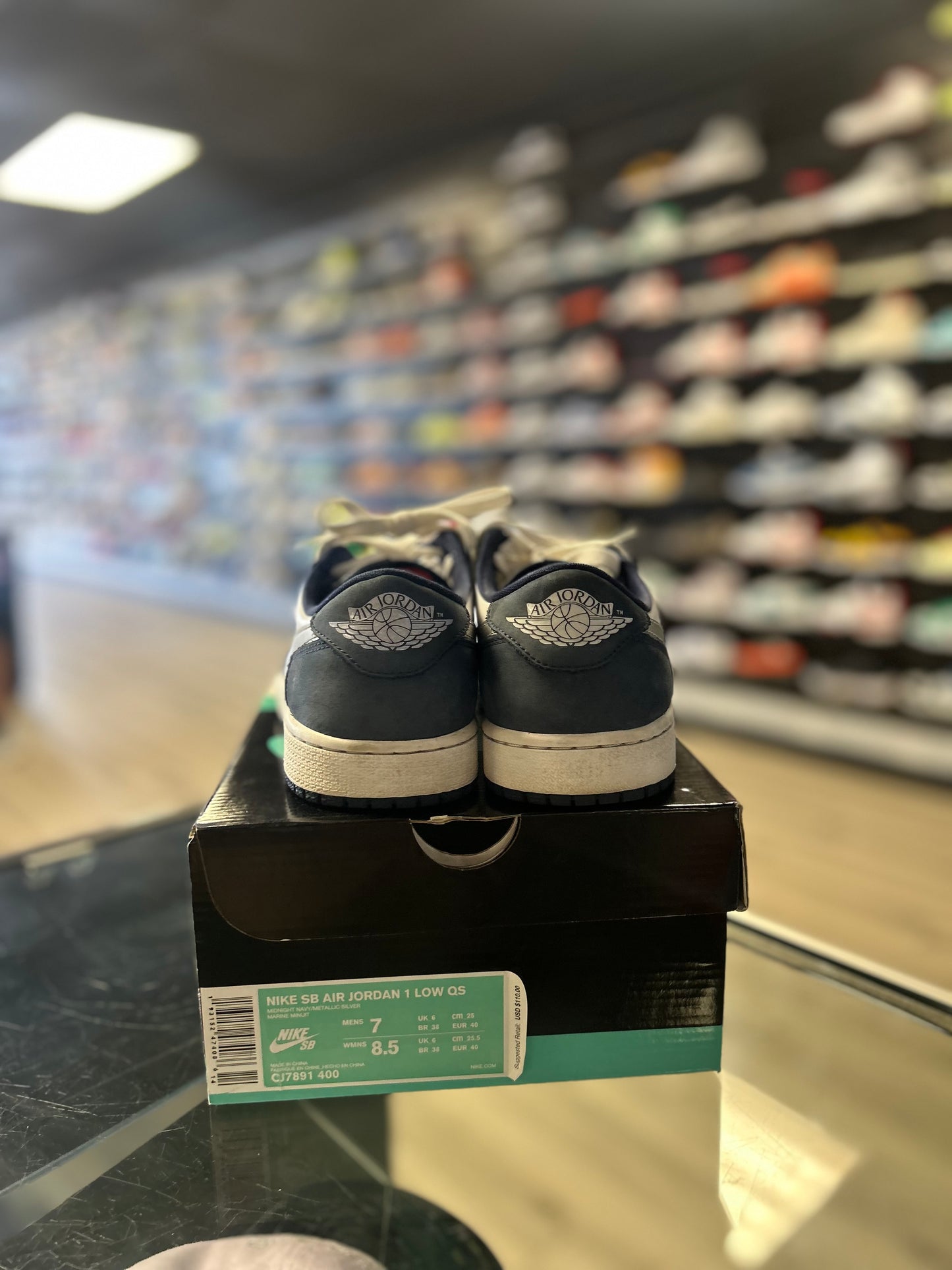 NIKE SB JORDAN 1 LOW 'MIDNIGHT NAVY' (USED)