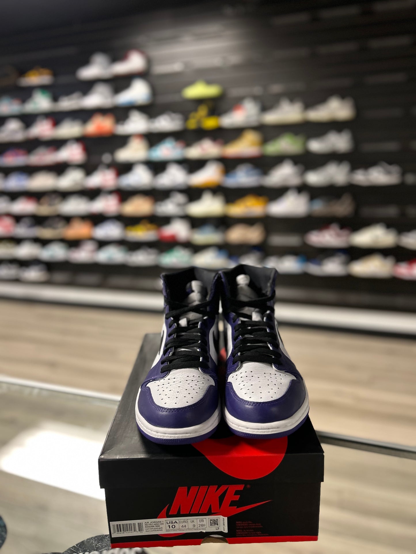 JORDAN 1 'COURT PURPLE 2.0' (USED)