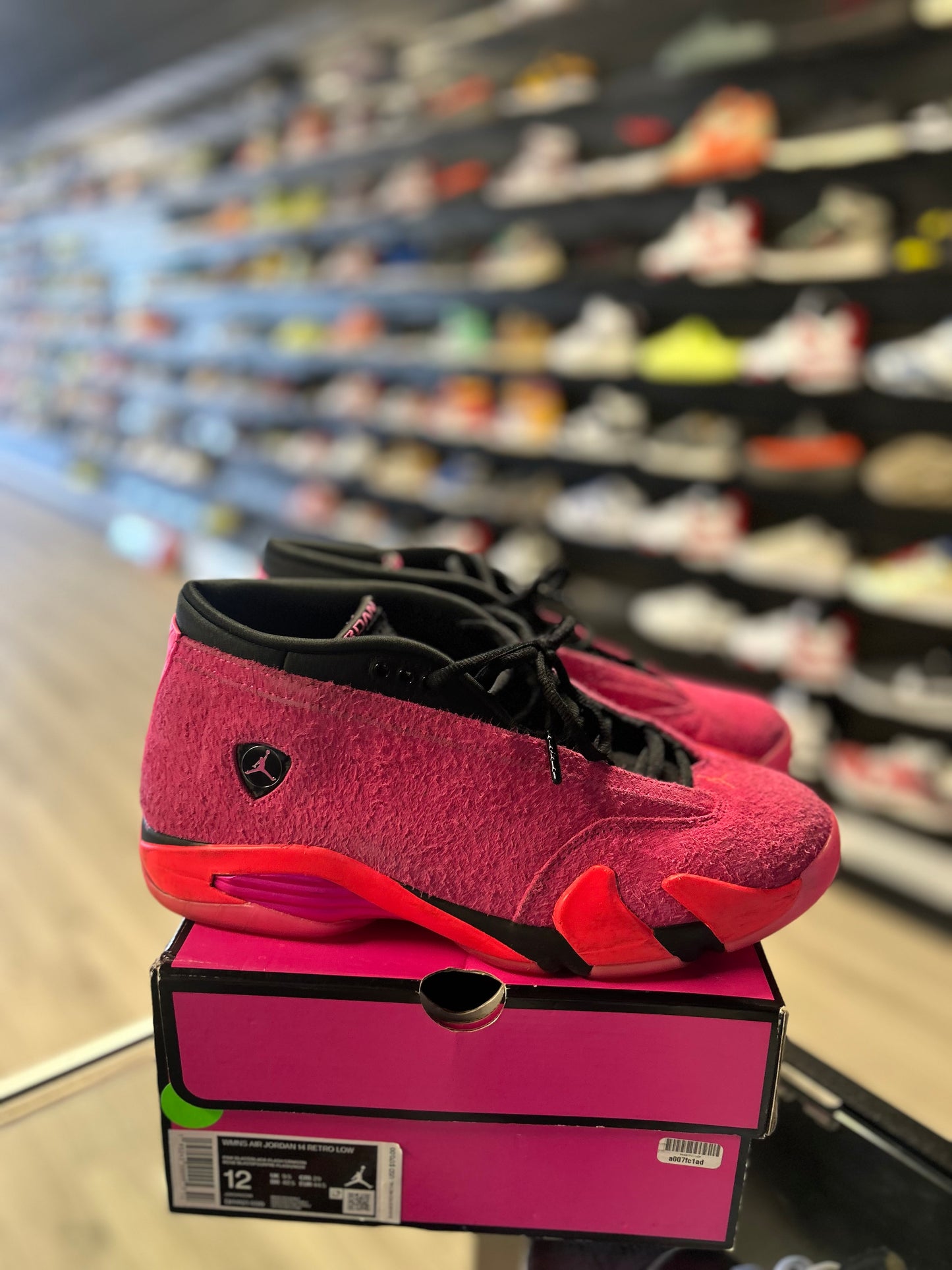 JORDAN 14 LOW 'SHOCKING PINK' (USED)