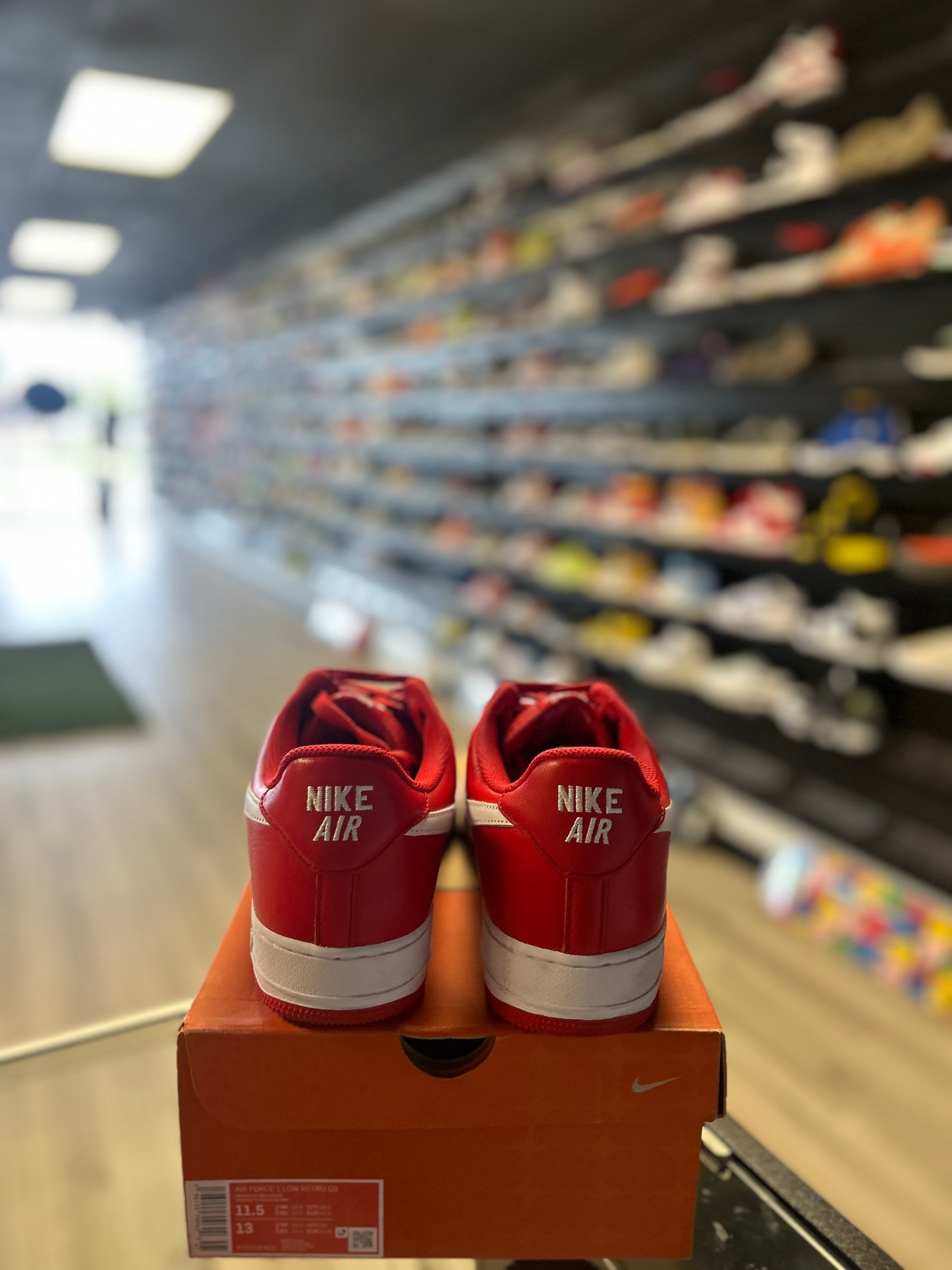 NIKE AF1 'RED' (USED) (P)