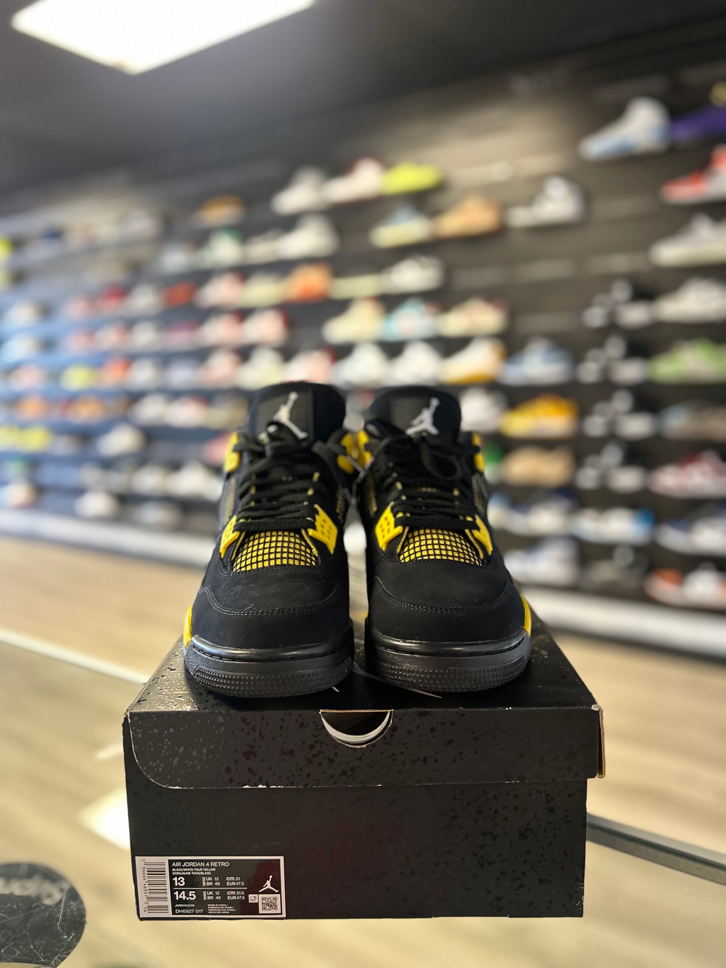 JORDAN 4 'YELLOW THUNDER' (USED)