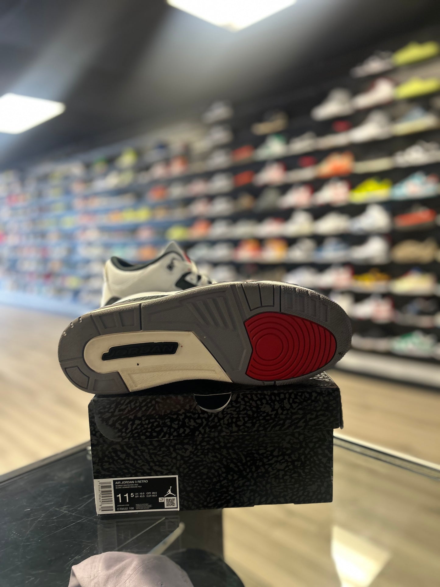 JORDAN 3 'GREY CEMENT' (USED)