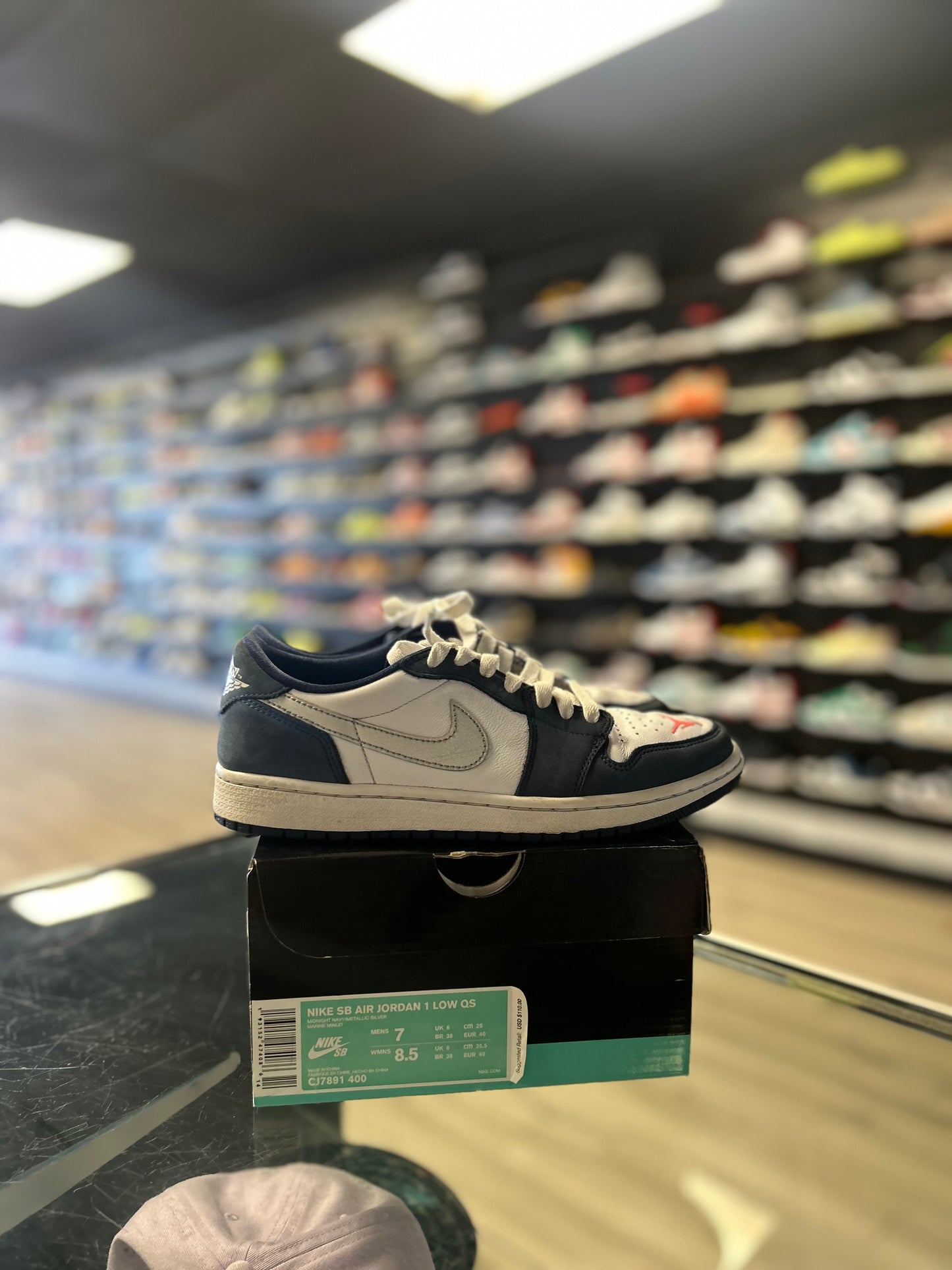 NIKE SB JORDAN 1 LOW 'MIDNIGHT NAVY' (USED)