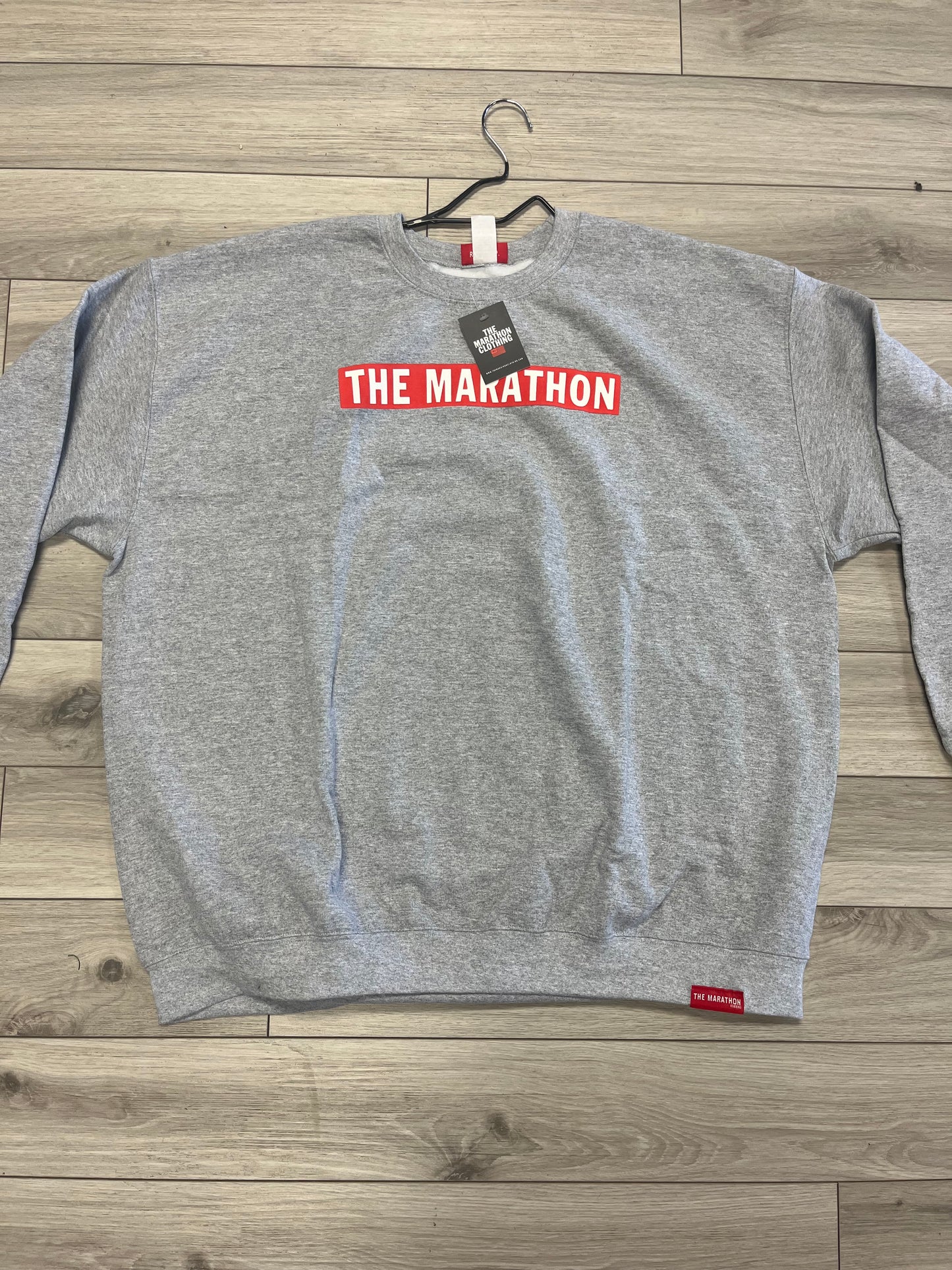 'THE MARATHON' BOGO CREWNECK GREY