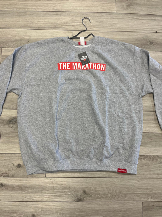 'THE MARATHON' BOGO CREWNECK GREY