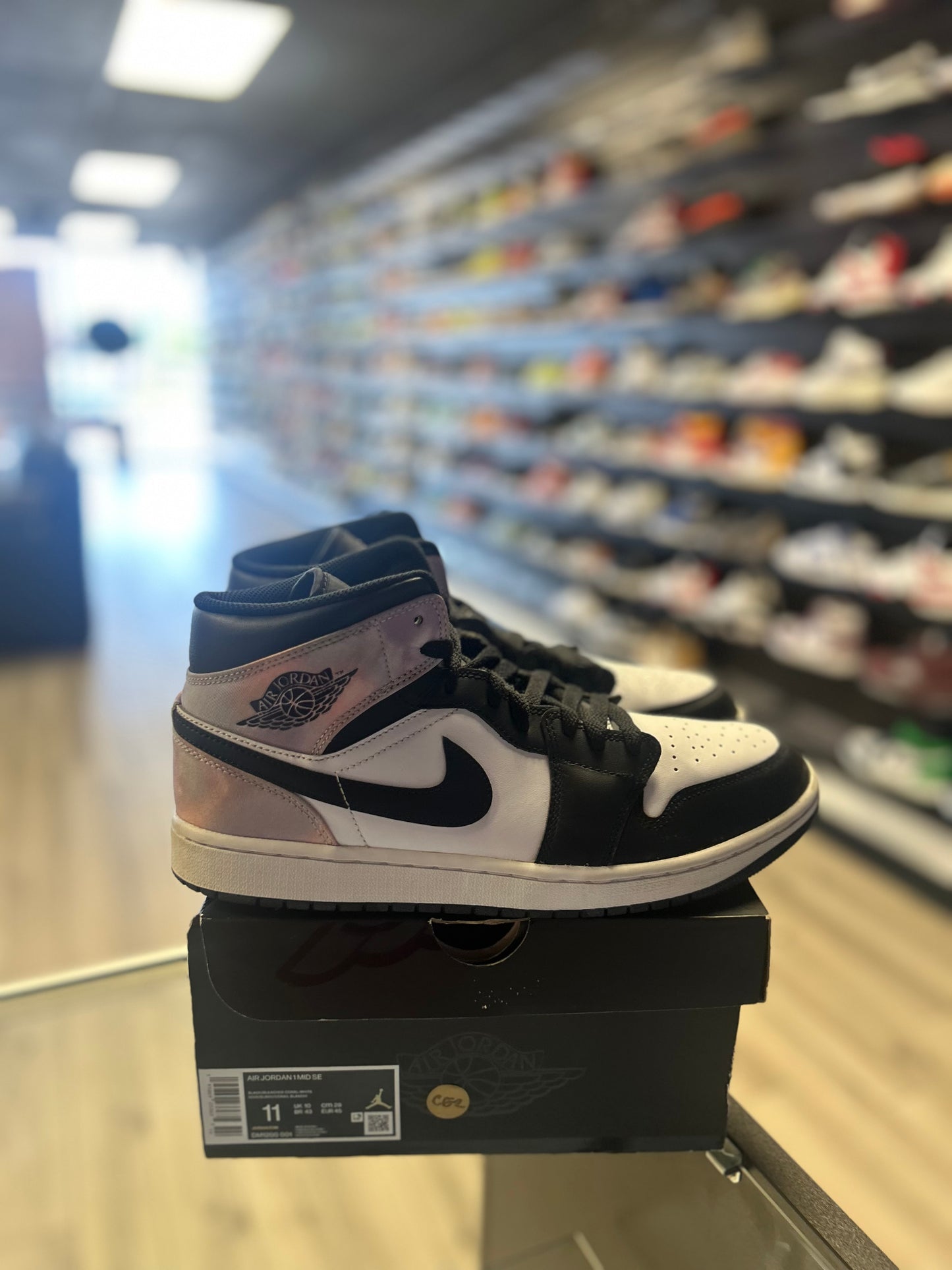 JORDAN 1 MID 'TIE DYE' (USED)