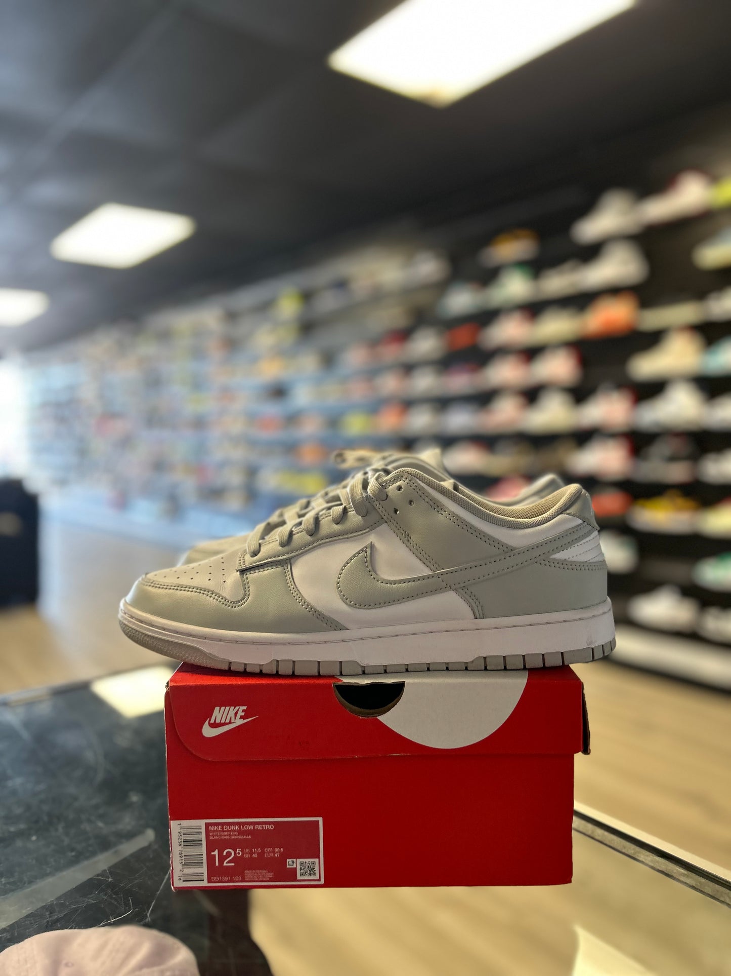 NIKE DUNK LOW 'GREY FOG' (USED)