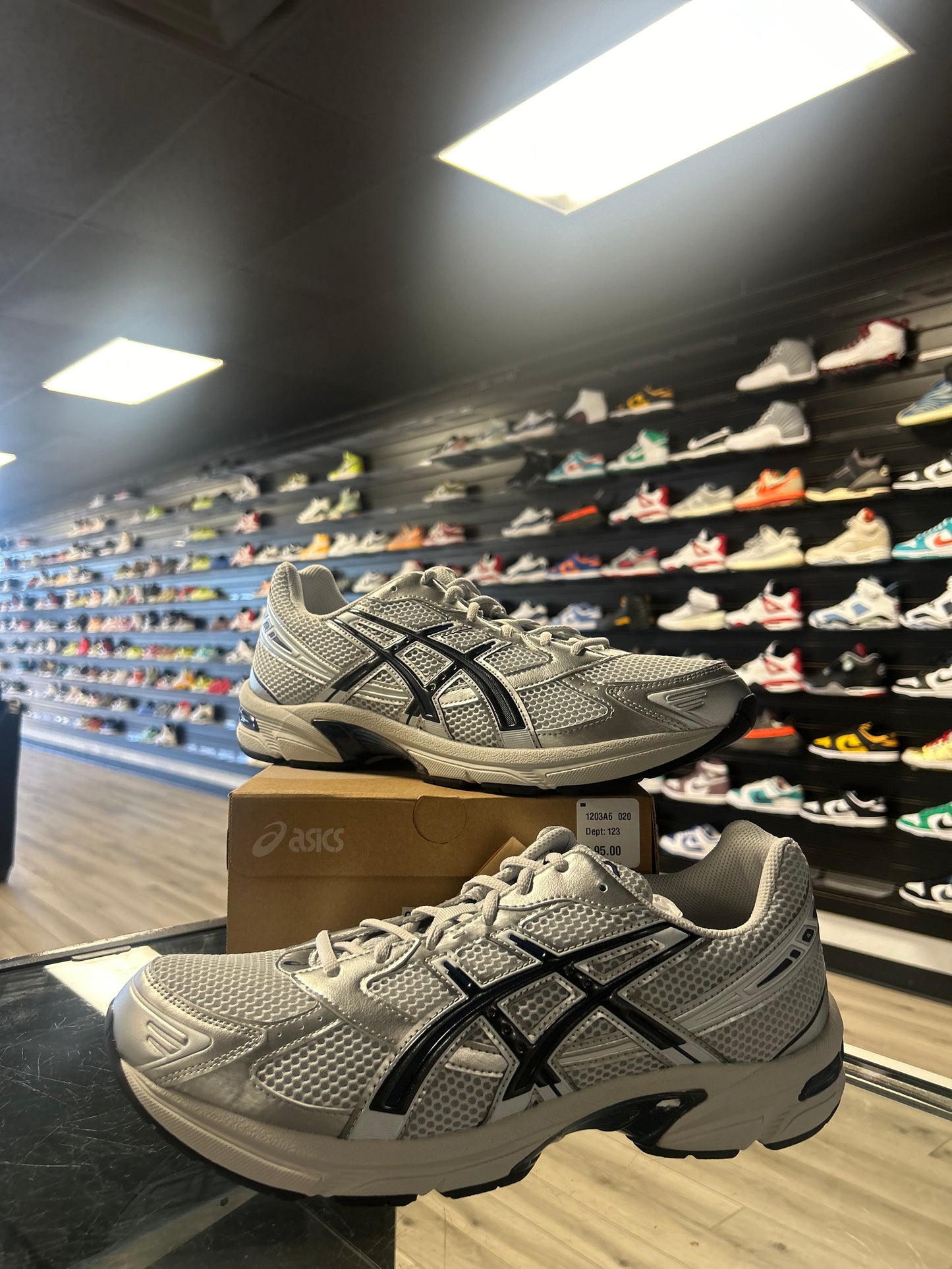 ASICS GEL-1130 'GLACIER GREY BLACK'