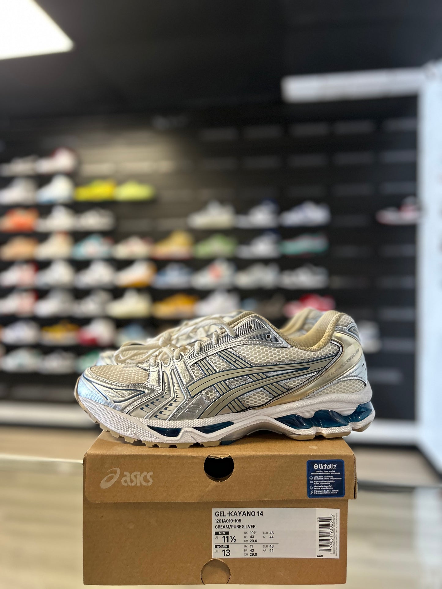 ASICS GEL KAYANO 'CREAM/ PURE SILVER' (USED)