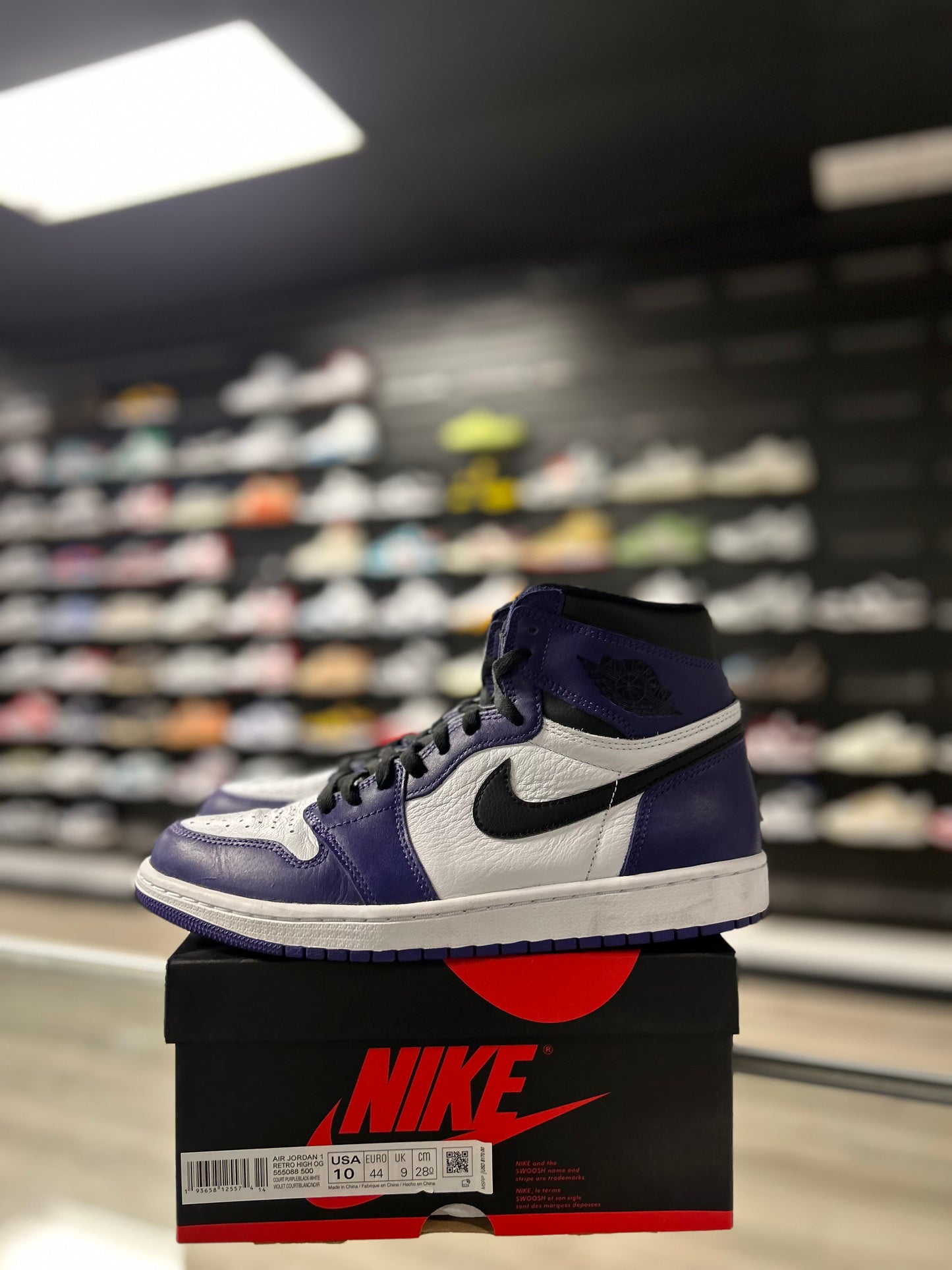 JORDAN 1 'COURT PURPLE 2.0' (USED)