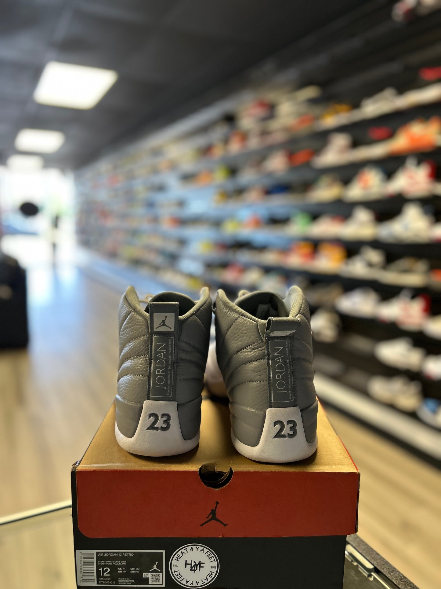 JORDAN 12 'STEALTH' (USED)