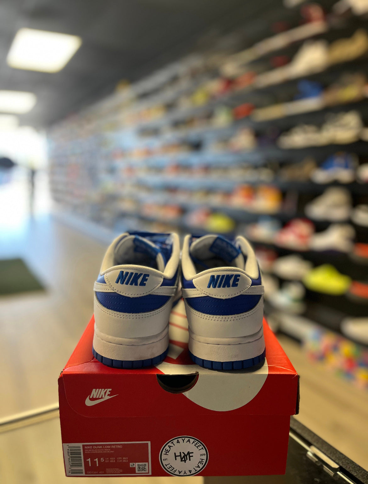 NIKE DUNK LOW 'RACER BLUE' (USED)