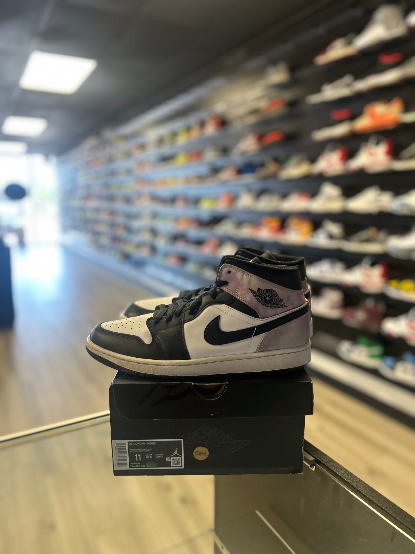 JORDAN 1 MID 'TIE DYE' (USED)