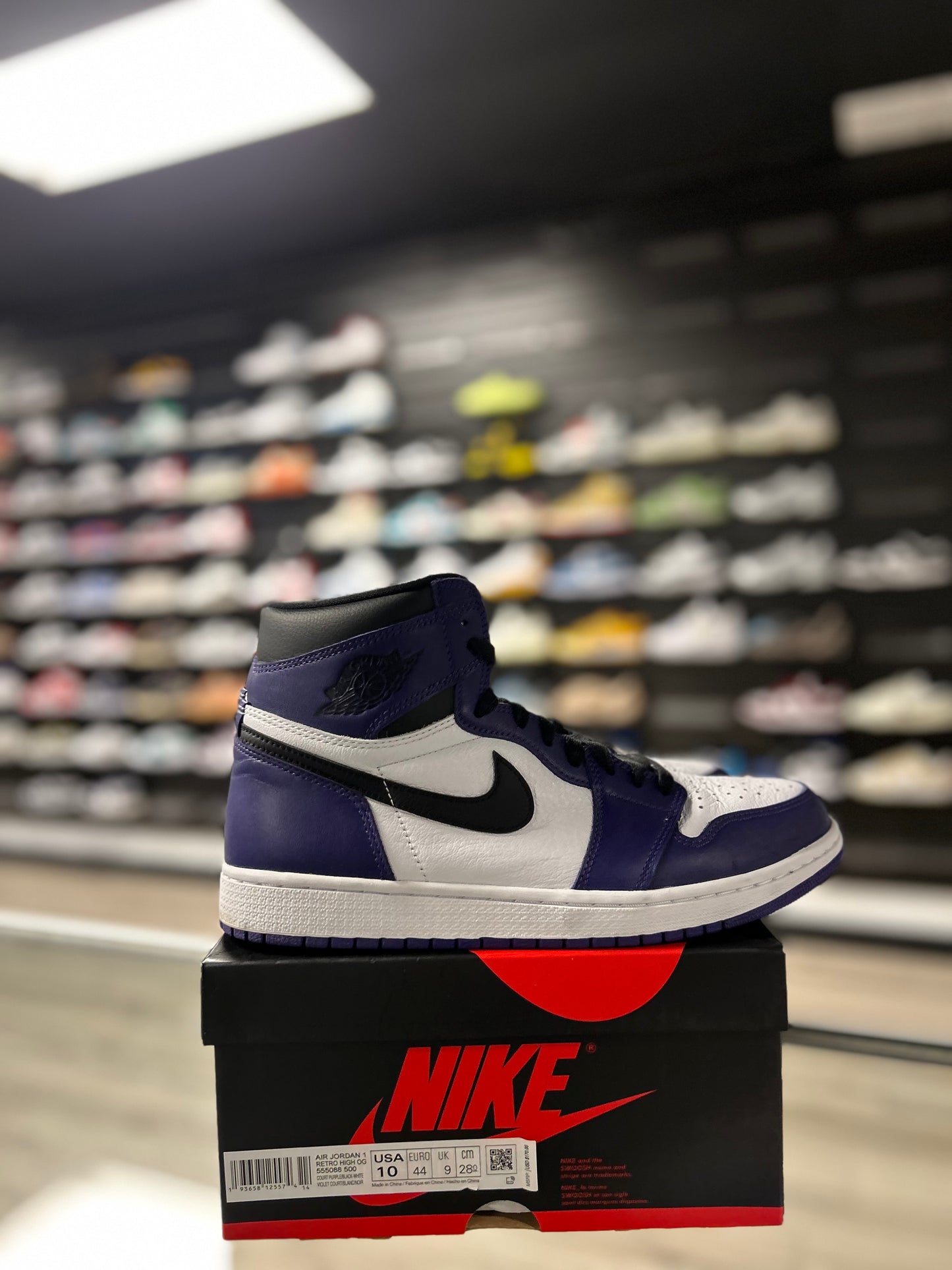 JORDAN 1 'COURT PURPLE 2.0' (USED)