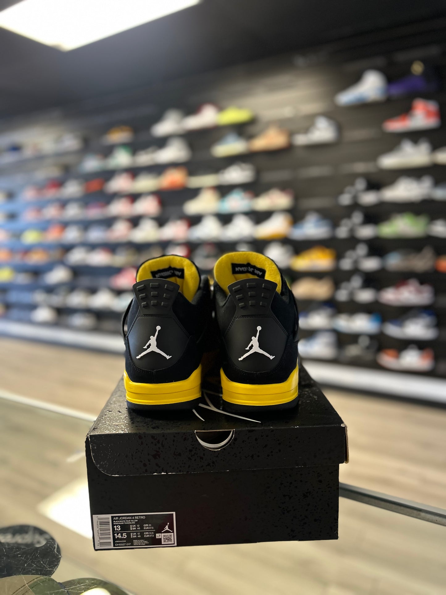 JORDAN 4 'YELLOW THUNDER' (USED)