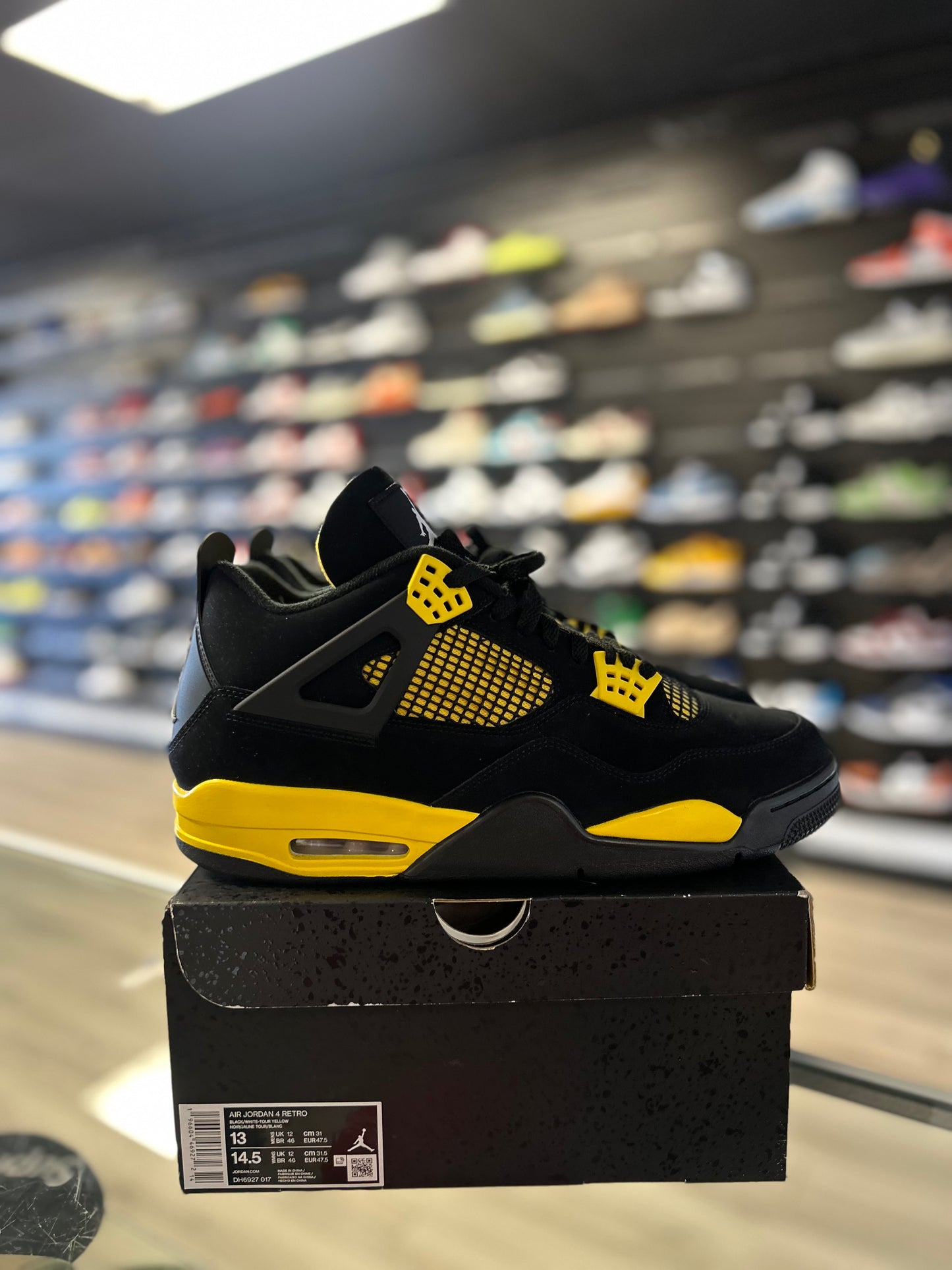 JORDAN 4 'YELLOW THUNDER' (USED)