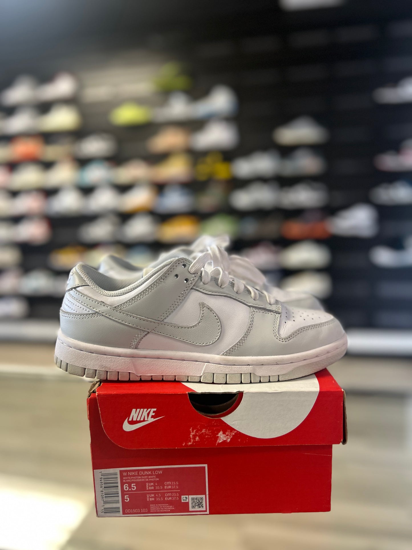 NIKE DUNK LOW 'GREY FOG' (USED)