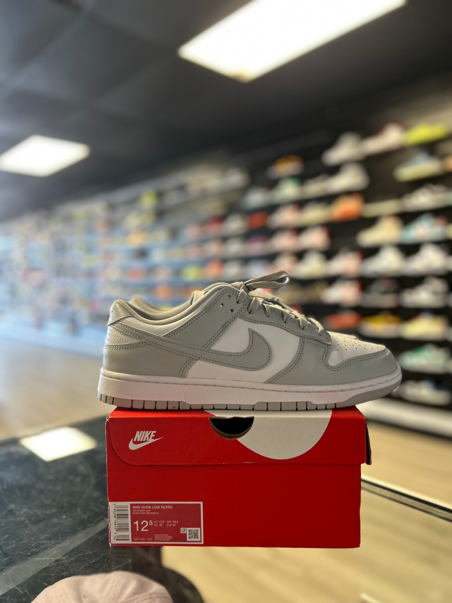 NIKE DUNK LOW 'GREY FOG' (USED)