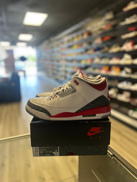 JORDAN 3 'FIRERED' (USED)