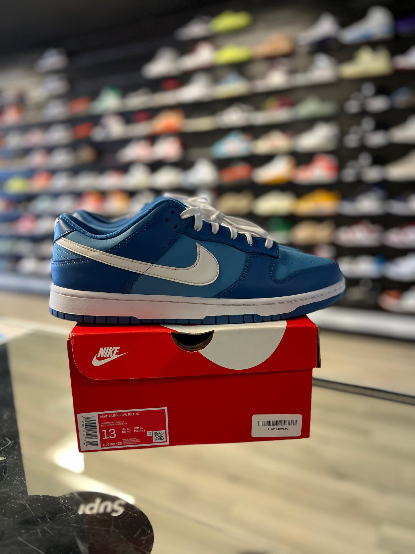 NIKE DUNK LOW 'DARK MARINA BLUE' (USED)