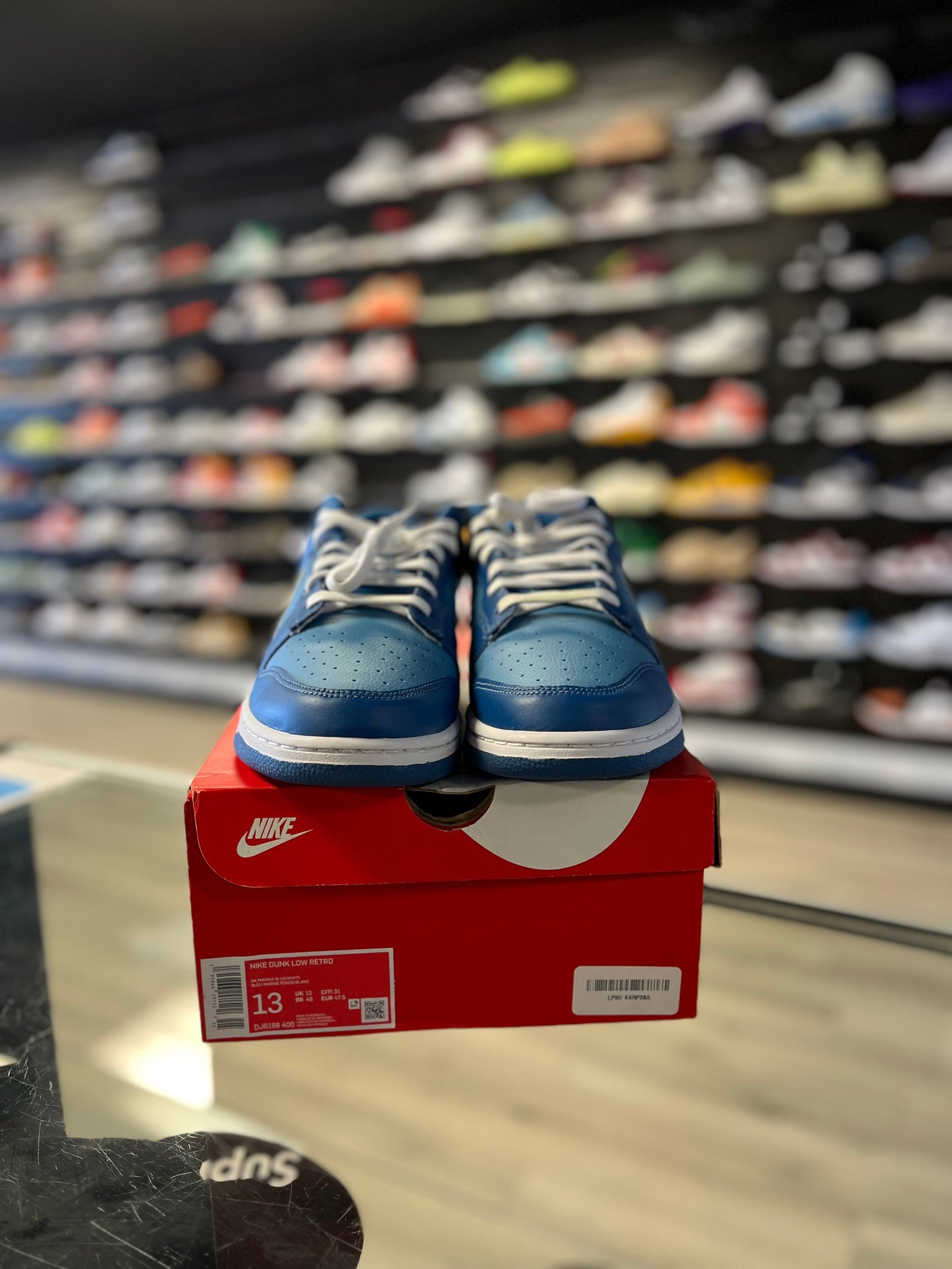 NIKE DUNK LOW 'DARK MARINA BLUE' (USED)