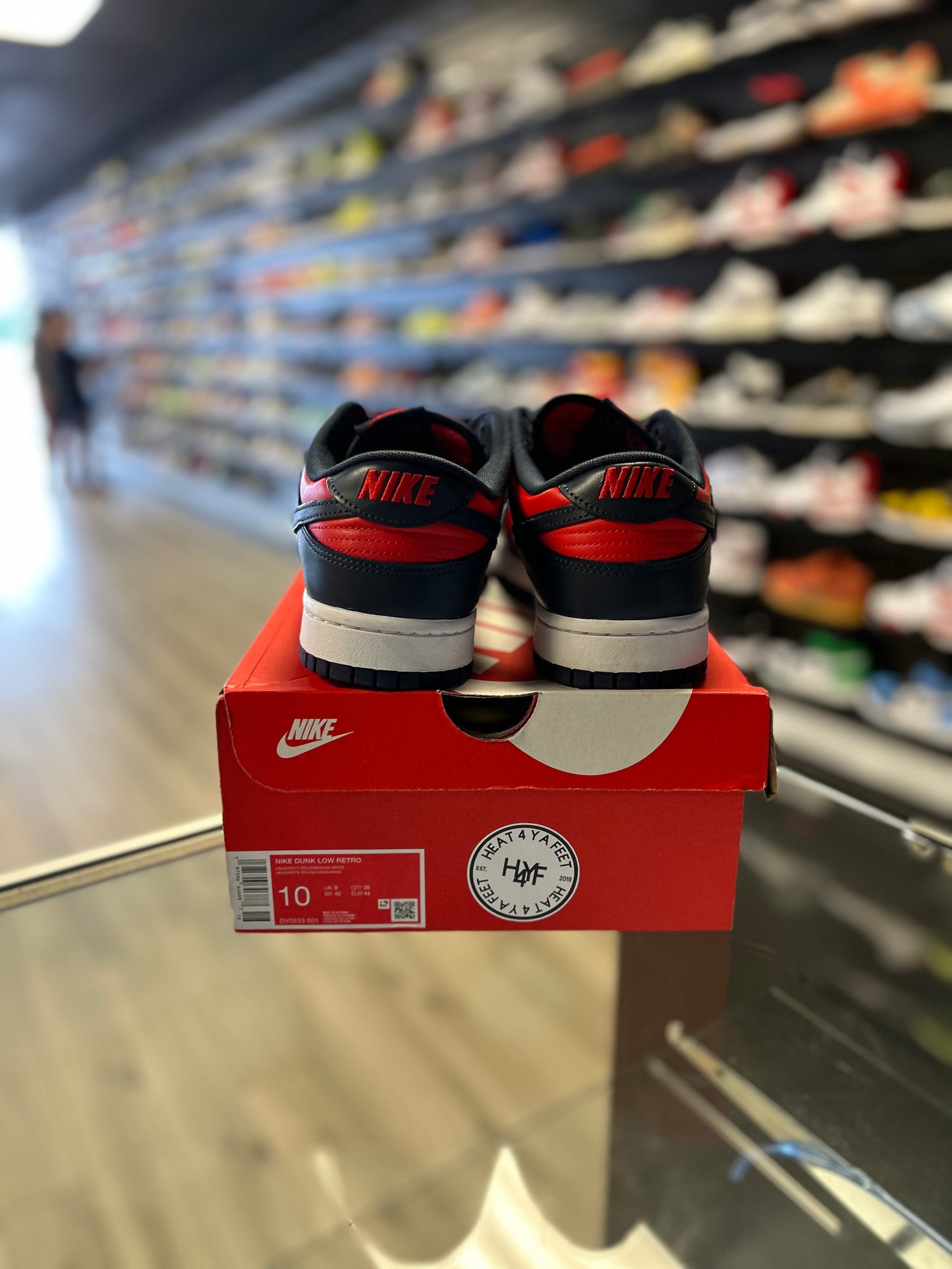 NIKE DUNK LOW 'RED OBSIDIAN' (USED)