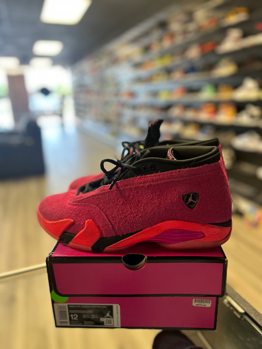 JORDAN 14 LOW 'SHOCKING PINK' (USED)