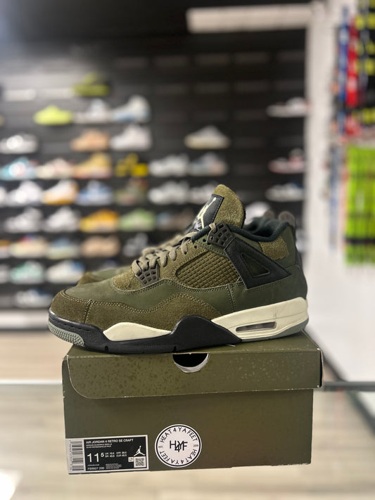 JORDAN 4 'OLIVE' (USED)