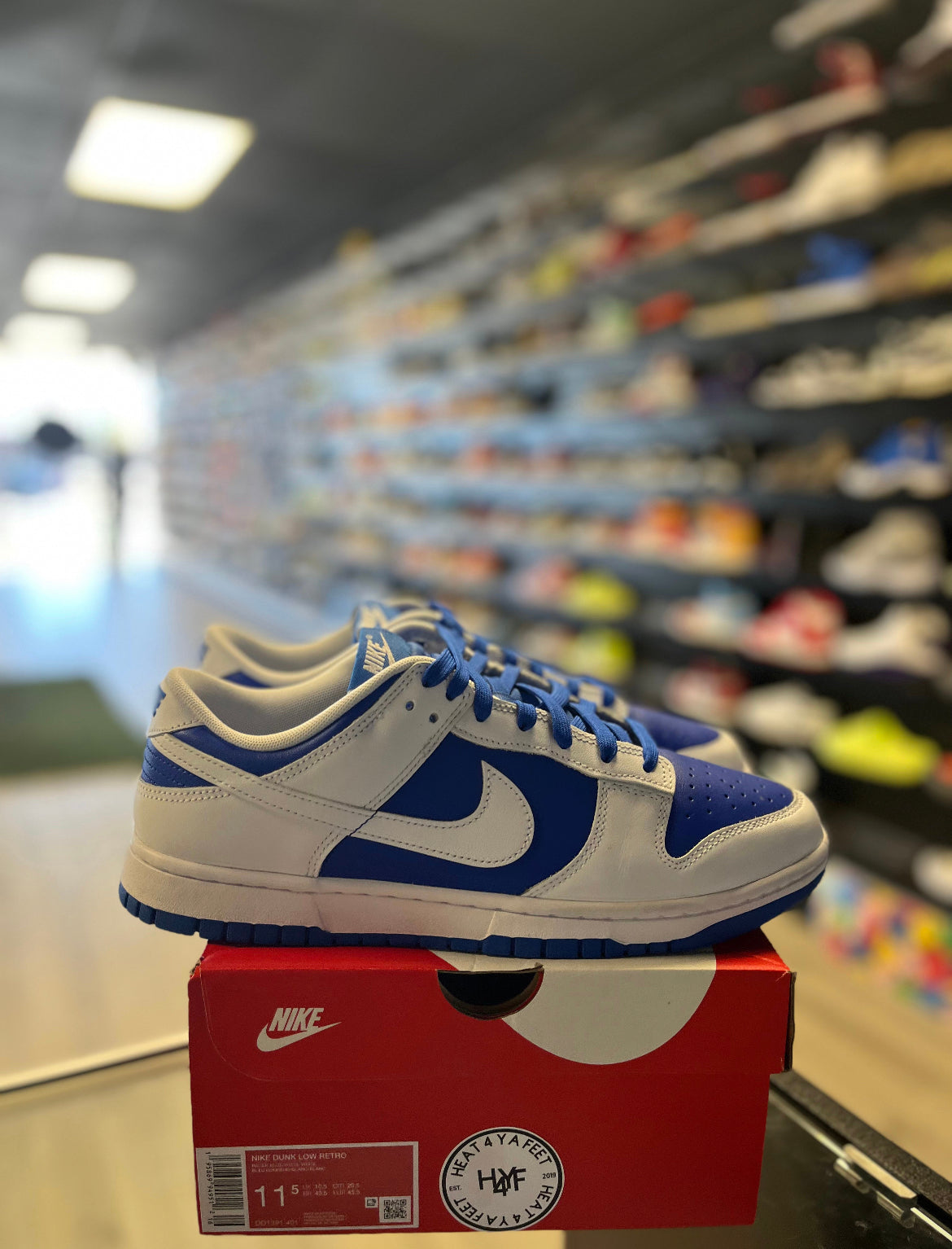 NIKE DUNK LOW 'RACER BLUE' (USED)