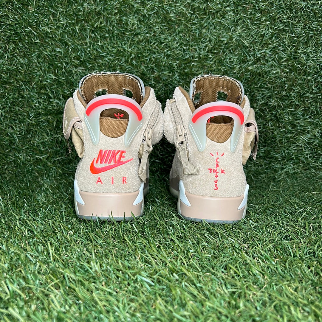 JORDAN X TRAVIS SCOTT 6 ‘BRITISH KHAKI’ (USED)