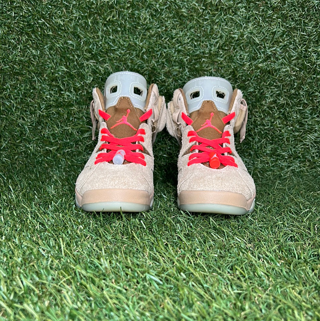 JORDAN X TRAVIS SCOTT 6 ‘BRITISH KHAKI’ (USED)