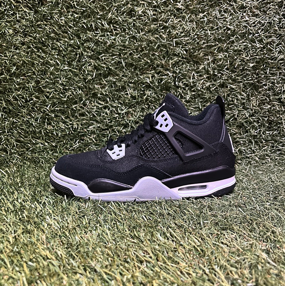 JORDAN 4 'BLACK CANVAS'